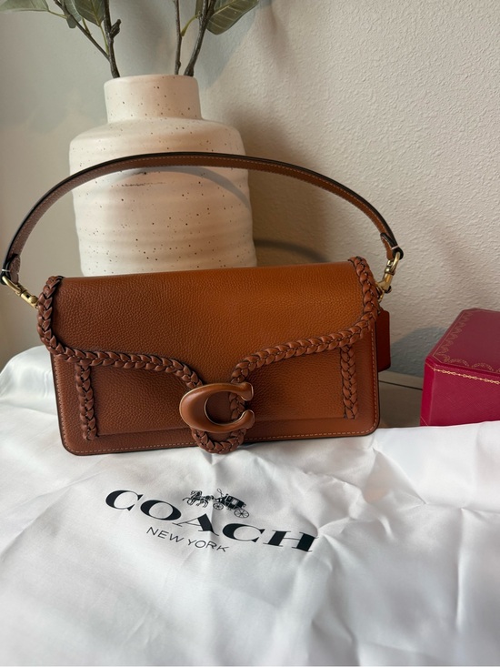 Coach Handbags - Coach Braided tabby brown Leather Shoulder Bag 26’